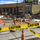 Yellow Caution Barricade Tape : 3 inch x 330 feet