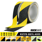 Anti-Slip Traction Tape Combo (1Roll 2in16.5ft +1Roll 1in16.5ft)