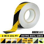 Ultra Reflective Black & Yellow Safety Tape, 2 in x 131 feet