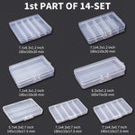 Transparent Grid Box (14 SET)