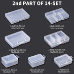 Transparent Grid Box (14 SET)