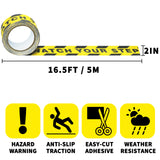 Anti-Slip Traction Tape WATCH YOUR STEP Print (2in x 16.5ft)